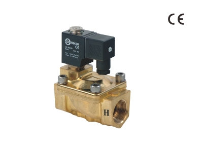 PU225H High Pressure 2/2Way Solenoid Valve (Brass series, Pilot acting)