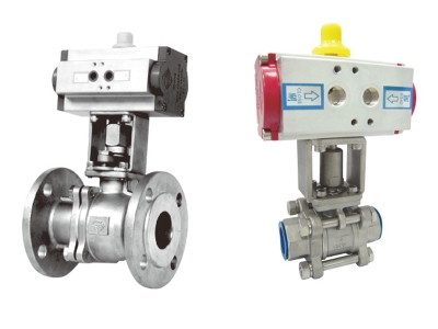 SCY22 CYLINDER ACTUATED BALL VALVE (Double acting)