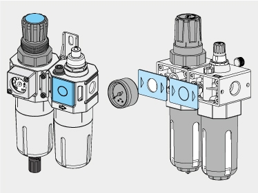 Manuales de operación e instalación del regulador de filtro de aire