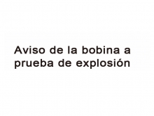 Aviso De Explosion De Prevenciion De Bobina