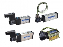PU520 5/2, 5/3 WAY 26mm 引導式電磁閥