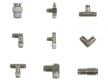 Brass Push-In Fitting / SS316 Stainless Steel Push-In Fitting
